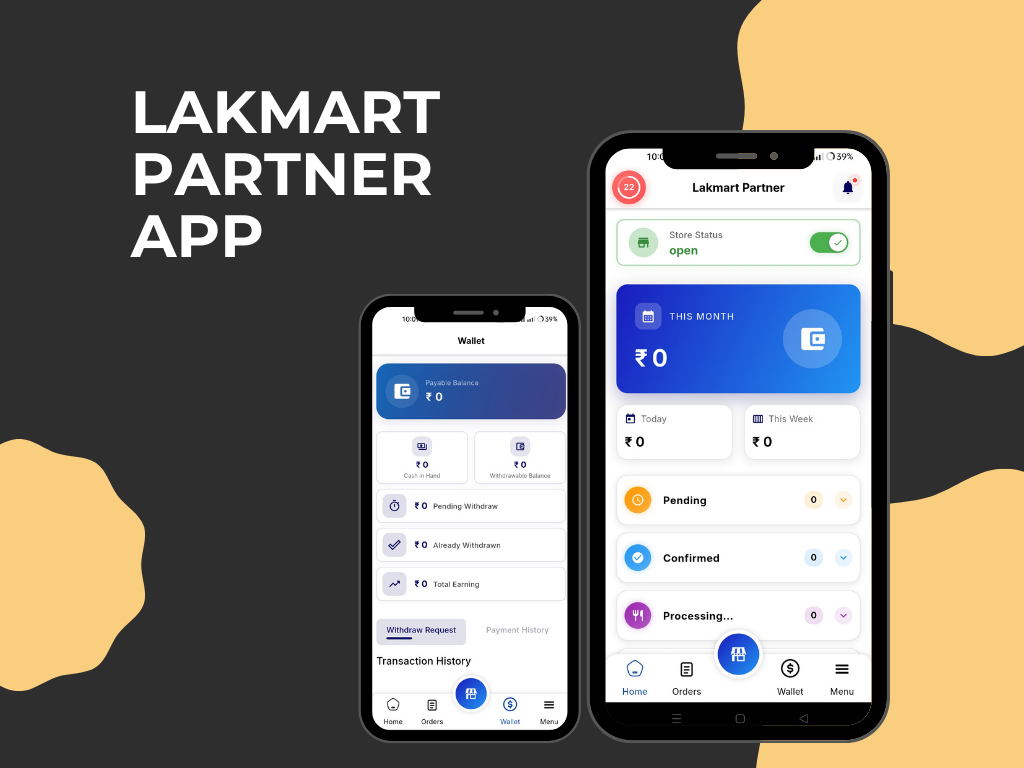 Lakmart Vendor Dashboard Preview